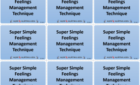 Super Simple Feelings Management Technique Activity Cards