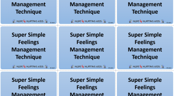 Super Simple Feelings Management Technique Activity Cards