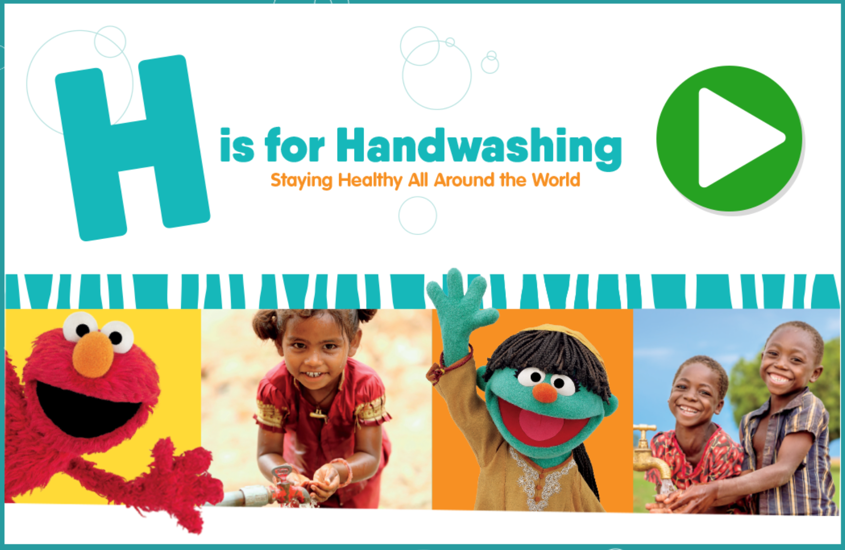 Hand Washing Sesame Street Style